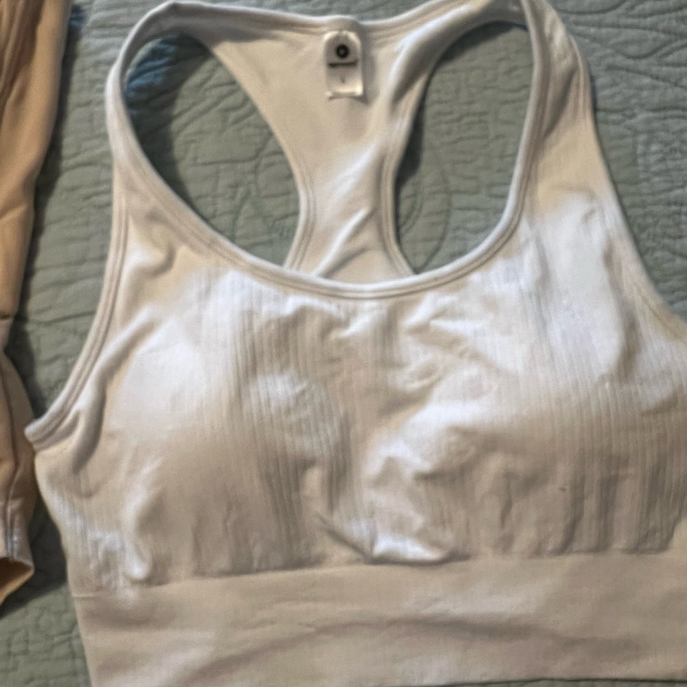 Sport bra and body shaper. New condition. Size L